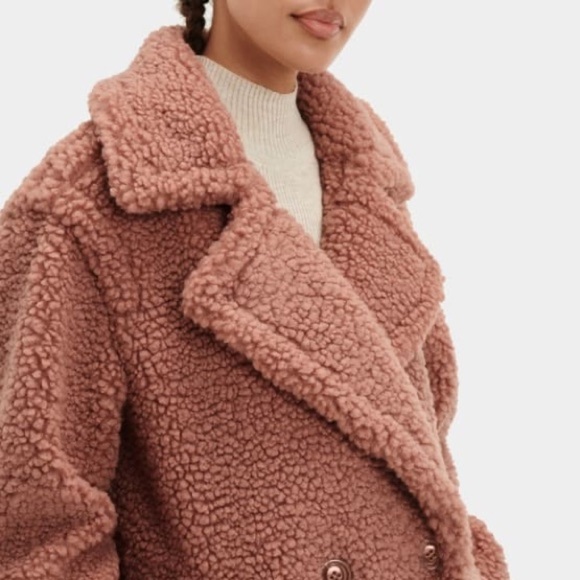 UGG Women's Teddy Jacket in Pink - Picture 2 of 16